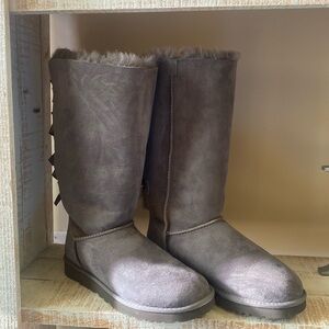 Brand New Gray Tall Ugg Boots